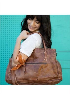 Bed Stu Rockaway X-Large Leather Tote Handbag